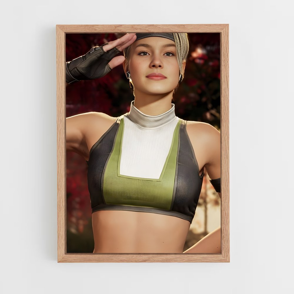 Poster Sonya en Action – affiche Mortal kombat (vue 4)